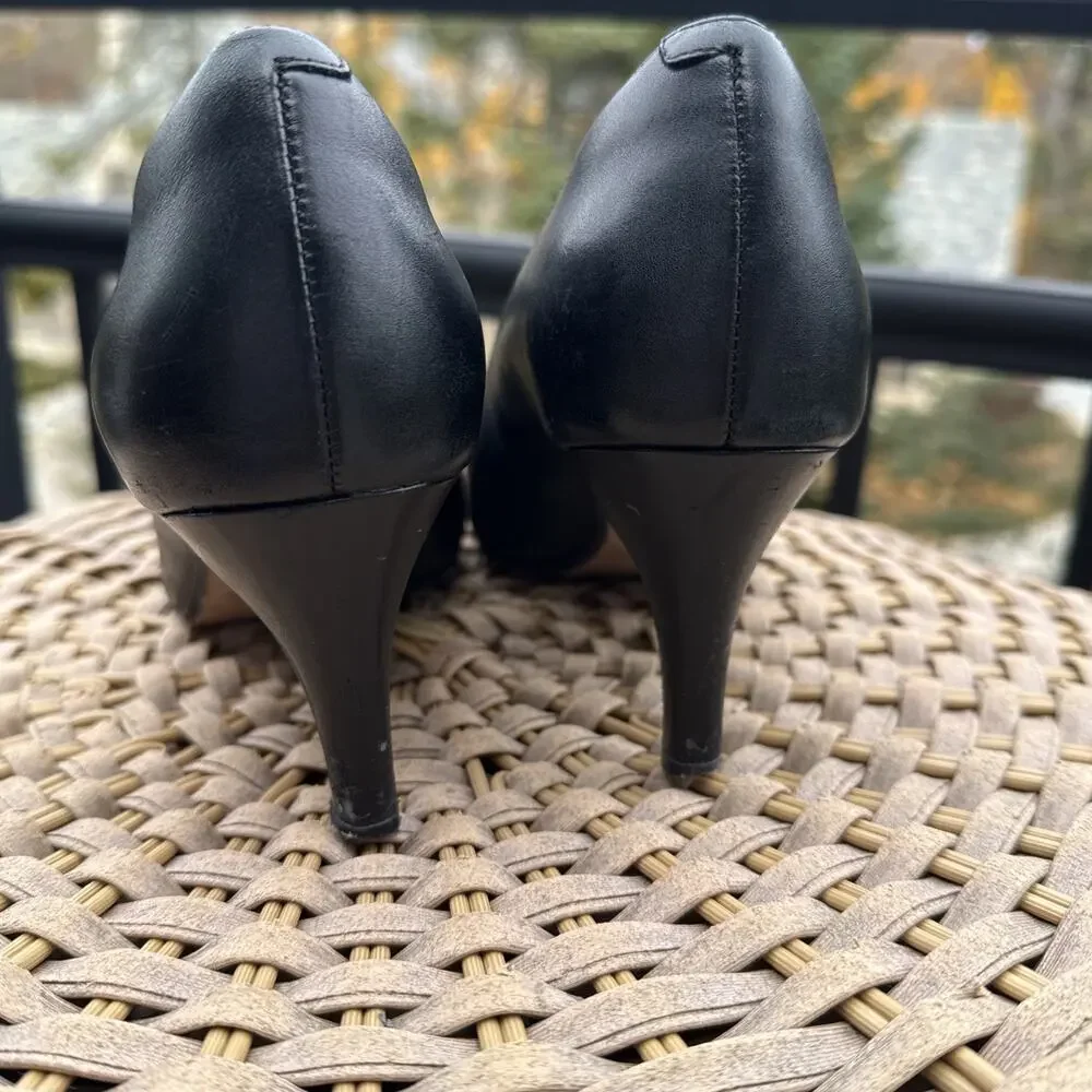 Collection by Clarks Women's 9.5 US 41 EU Pump Heels Black Soft Cushion